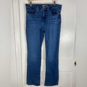 Levis 315 Shaping Bootcut Classic Women's Blue Denim Jeans Size 31
